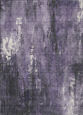 Piper Looms Chantille Modern ACN1683 Purple Machine Washable Area Rug main image