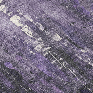 Piper Looms Chantille Modern ACN1683 Purple Machine Washable Area Rug Swatch Image