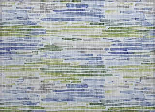 Piper Looms Chantille Stripes ACN1684 Sky Machine Washable Area Rug Scatter Main Image