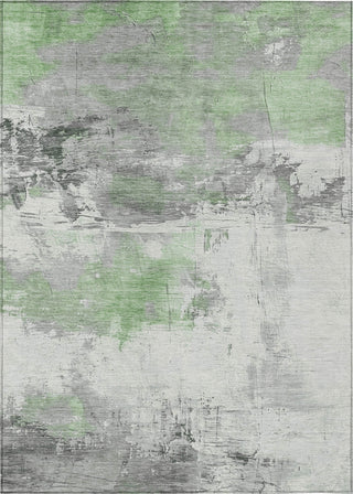 Piper Looms Chantille Abstract ACN1685 Aloe Machine Washable Area Rug main image