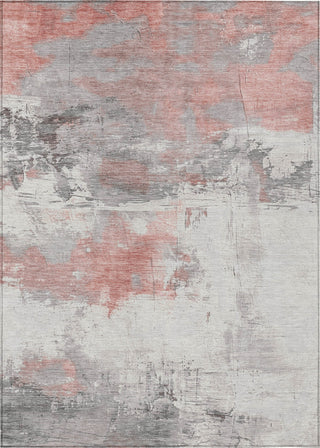 Piper Looms Chantille Abstract ACN1685 Coral Machine Washable Area Rug main image
