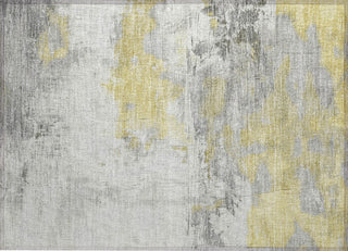 Piper Looms Chantille Abstract ACN1685 Gold Machine Washable Area Rug Scatter Main Image