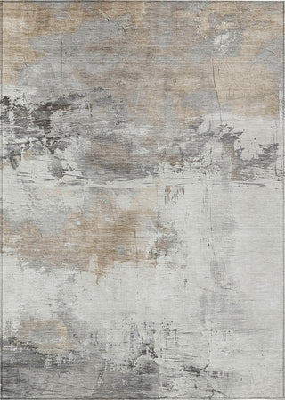 Piper Looms Chantille Abstract ACN1685 Ivory Machine Washable Area Rug main image