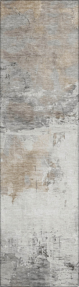 Piper Looms Chantille Abstract ACN1685 Ivory Machine Washable Area Rug Runner Main Image