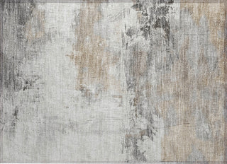 Piper Looms Chantille Abstract ACN1685 Ivory Machine Washable Area Rug Scatter Main Image