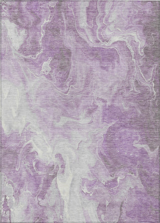 Piper Looms Chantille Abstract ACN1687 Lavender Machine Washable Area Rug main image