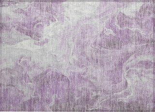 Piper Looms Chantille Abstract ACN1687 Lavender Machine Washable Area Rug Scatter Main Image