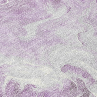 Piper Looms Chantille Abstract ACN1687 Lavender Machine Washable Area Rug Swatch Image