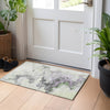 Piper Looms Chantille Abstract ACN1688 Aloe Machine Washable Area Rug Scatter Lifestyle Image Feature