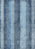 Piper Looms Chantille Stripes ACN1689 Blue Machine Washable Area Rug main image