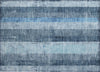 Piper Looms Chantille Stripes ACN1689 Blue Machine Washable Area Rug Scatter Main Image