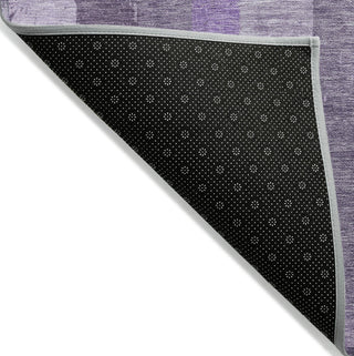 Piper Looms Chantille Stripes ACN1689 Purple Machine Washable Area Rug Backing Image