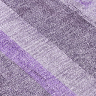 Piper Looms Chantille Stripes ACN1689 Purple Machine Washable Area Rug Swatch Image
