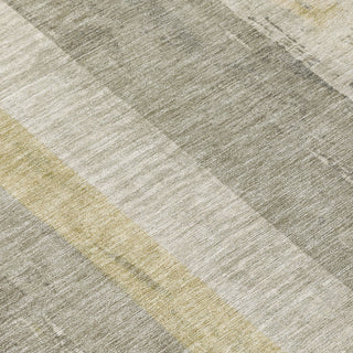 Piper Looms Chantille Stripes ACN1689 Taupe Machine Washable Area Rug Swatch Image