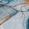 Piper Looms Chantille Abstract ACN1690 Sky Machine Washable Area Rug Swatch Image