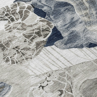 Piper Looms Chantille Abstract ACN1691 Ivory Machine Washable Area Rug Swatch Image