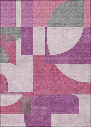 Piper Looms Chantille Mid Century ACN1692 Blush Machine Washable Area Rug main image