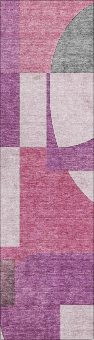 Piper Looms Chantille Mid Century ACN1692 Blush Machine Washable Area Rug Runner Main Image