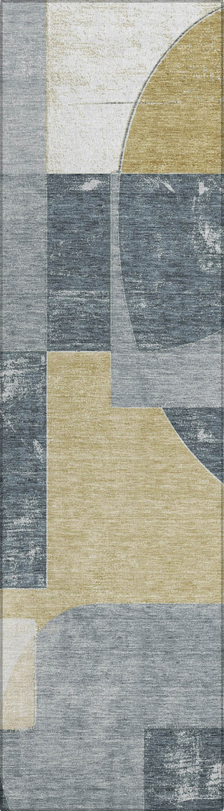 Piper Looms Chantille Mid Century ACN1692 Gray Machine Washable Area Rug Runner Main Image