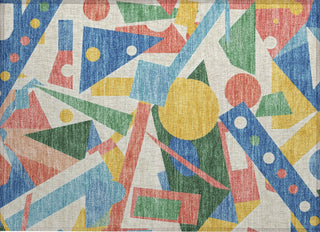 Piper Looms Chantille Geometric ACN1693 Blue Machine Washable Area Rug Scatter Main Image