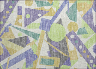 Piper Looms Chantille Geometric ACN1693 Lavender Machine Washable Area Rug Scatter Main Image