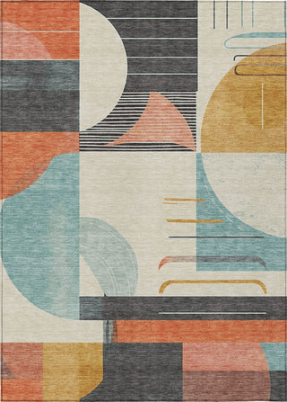 Piper Looms Chantille Geometric ACN1694 Gray Machine Washable Area Rug main image