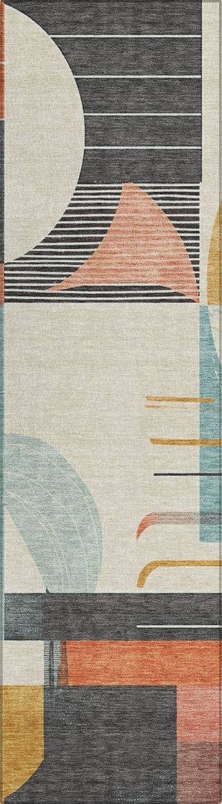 Piper Looms Chantille Geometric ACN1694 Gray Machine Washable Area Rug Runner Main Image