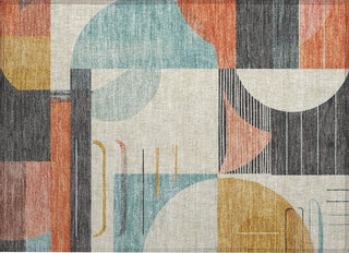 Piper Looms Chantille Geometric ACN1694 Gray Machine Washable Area Rug Scatter Main Image