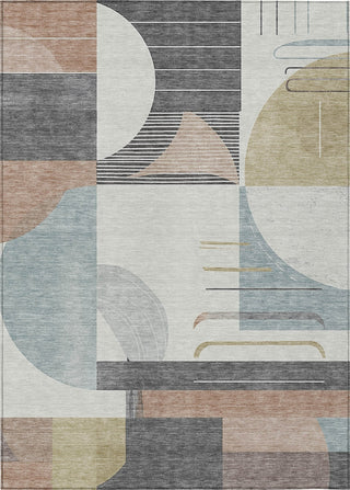 Piper Looms Chantille Geometric ACN1694 Paprika Machine Washable Area Rug main image