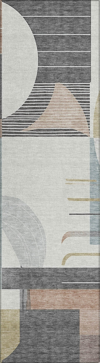Piper Looms Chantille Geometric ACN1694 Paprika Machine Washable Area Rug Runner Main Image