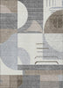 Piper Looms Chantille Geometric ACN1694 Taupe Machine Washable Area Rug main image