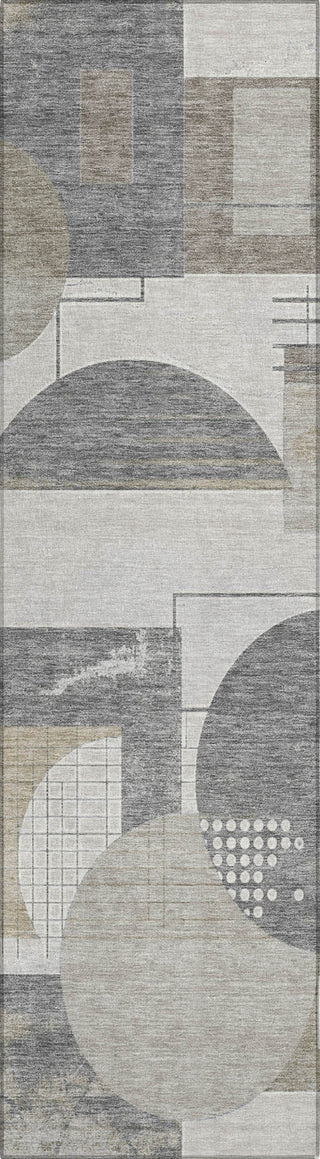 Piper Looms Chantille Geometric ACN1695 Beige Machine Washable Area Rug Runner Main Image