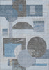 Piper Looms Chantille Geometric ACN1695 Blue Machine Washable Area Rug main image