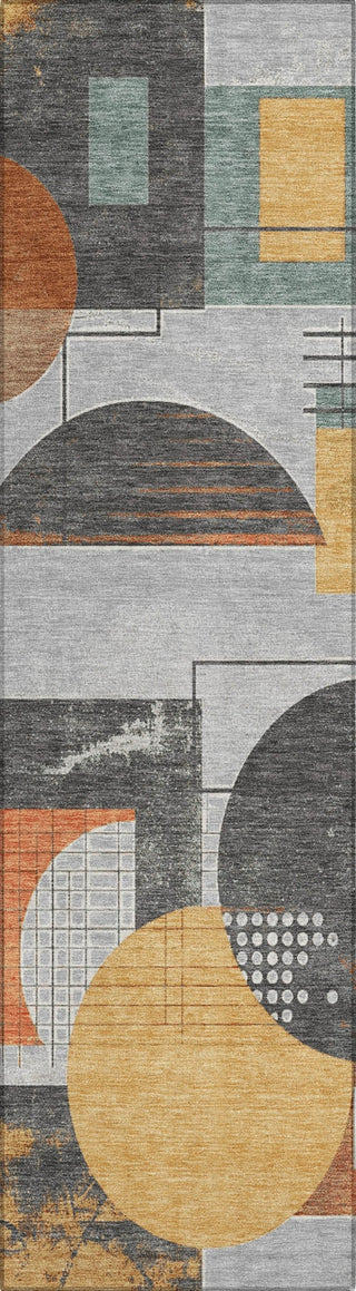 Piper Looms Chantille Geometric ACN1695 Gray Machine Washable Area Rug Runner Main Image
