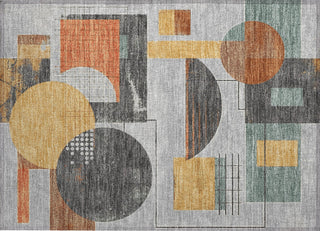 Piper Looms Chantille Geometric ACN1695 Gray Machine Washable Area Rug Scatter Main Image