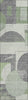Piper Looms Chantille Geometric ACN1695 Green Machine Washable Area Rug Runner Main Image