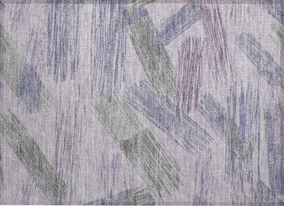 Piper Looms Chantille Stripes ACN1696 Lavender Machine Washable Area Rug Scatter Main Image