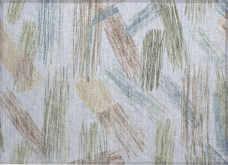 Piper Looms Chantille Stripes ACN1696 Sky Machine Washable Area Rug Scatter Main Image