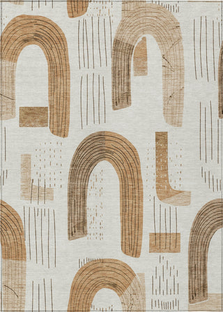 Piper Looms Chantille Geometric ACN1698 Ivory Machine Washable Area Rug main image