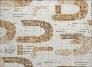 Piper Looms Chantille Geometric ACN1698 Ivory Machine Washable Area Rug Scatter Main Image