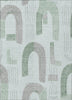 Piper Looms Chantille Geometric ACN1698 Mint Machine Washable Area Rug main image