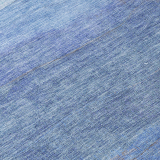 Piper Looms Chantille Stripes ACN1699 Blue Machine Washable Area Rug Swatch Image