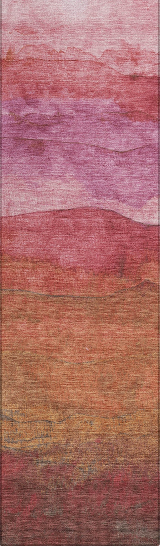 Piper Looms Chantille Stripes ACN1699 Blush Machine Washable Area Rug Runner Main Image