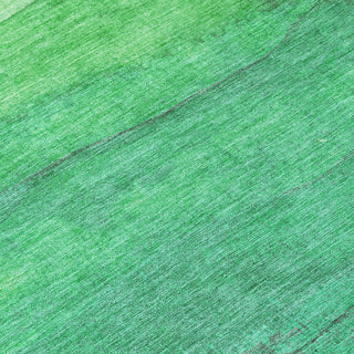 Piper Looms Chantille Stripes ACN1699 Green Machine Washable Area Rug Swatch Image