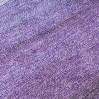 Piper Looms Chantille Stripes ACN1699 Purple Machine Washable Area Rug Swatch Image