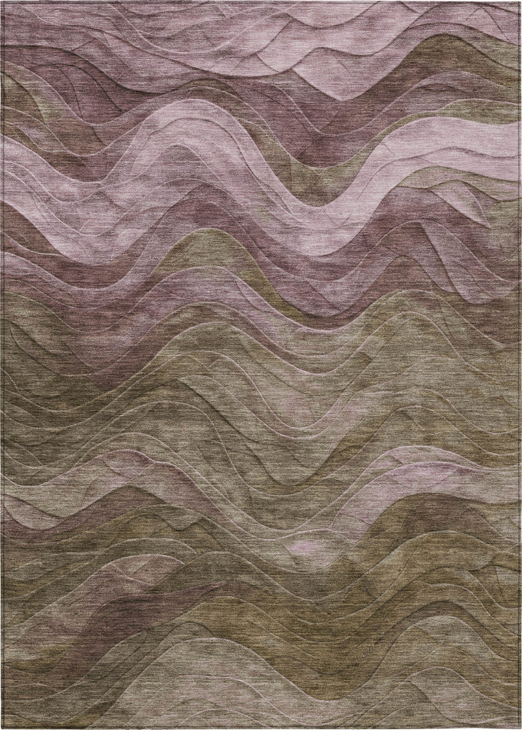 Piper Looms Chantille Swirls ACN1700 Taupe Machine Washable Area Rug main image