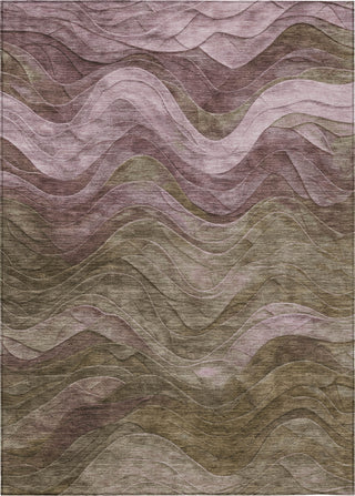 Piper Looms Chantille Swirls ACN1700 Taupe Machine Washable Area Rug main image