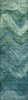 Piper Looms Chantille Swirls ACN1700 Teal Machine Washable Area Rug Runner Main Image