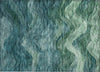Piper Looms Chantille Swirls ACN1700 Teal Machine Washable Area Rug Scatter Main Image