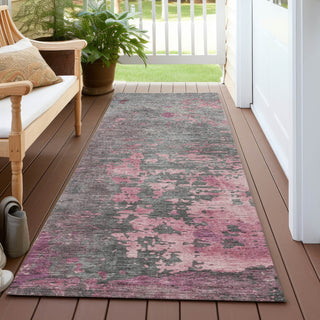 Piper Looms Chantille Abstract ACN1702 Blush Machine Washable Area Rug Runner Outdoor Lifestyle Image Feature